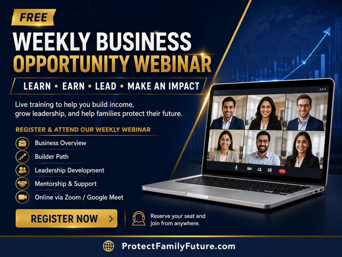 Attend Weekly Business Opportunity Webinar