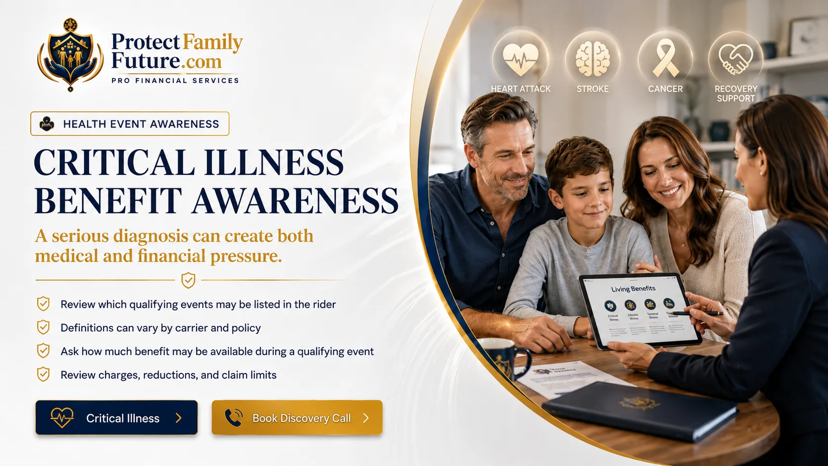Critical illness benefit awareness