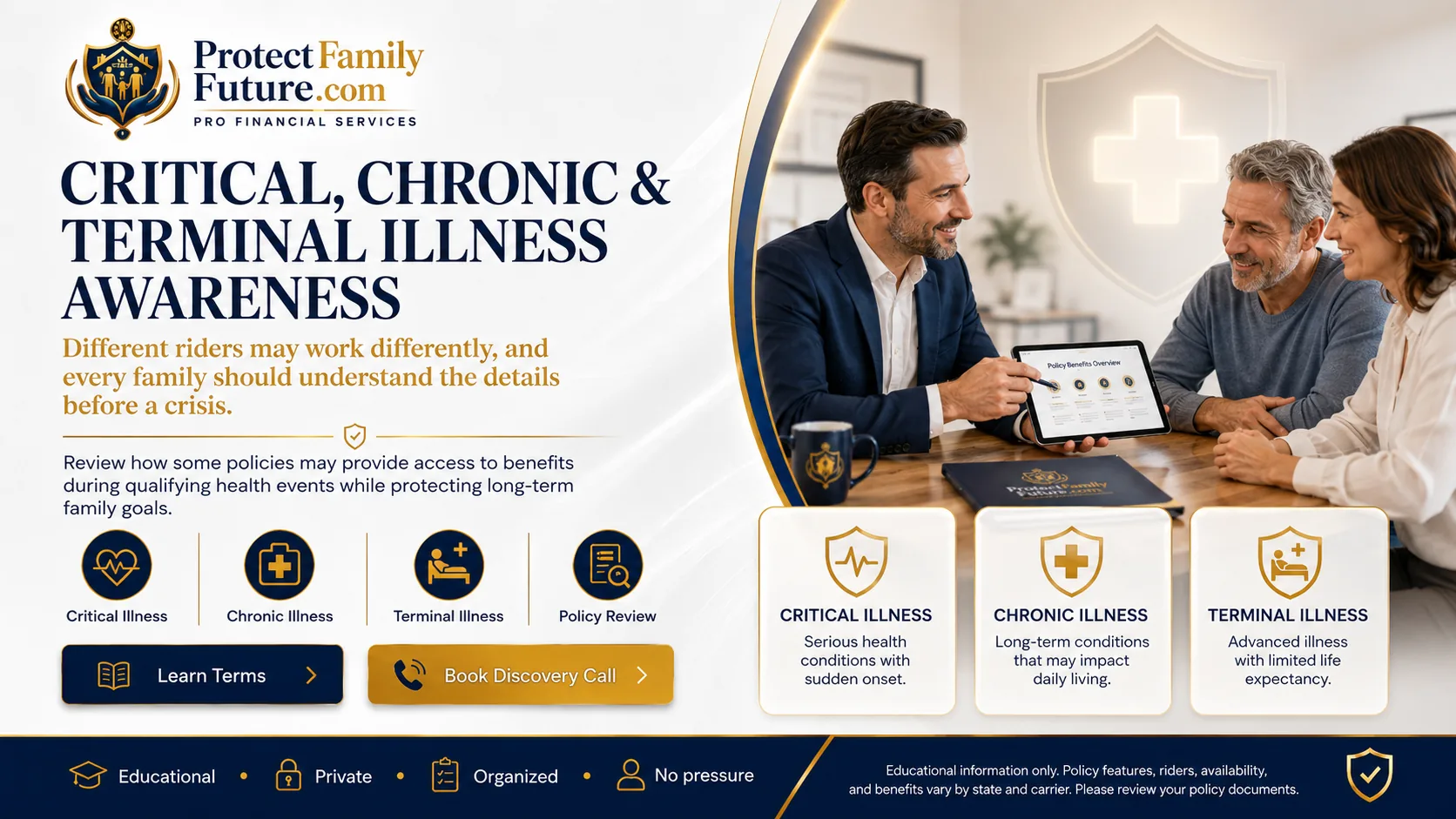 Family protection and living benefits next step