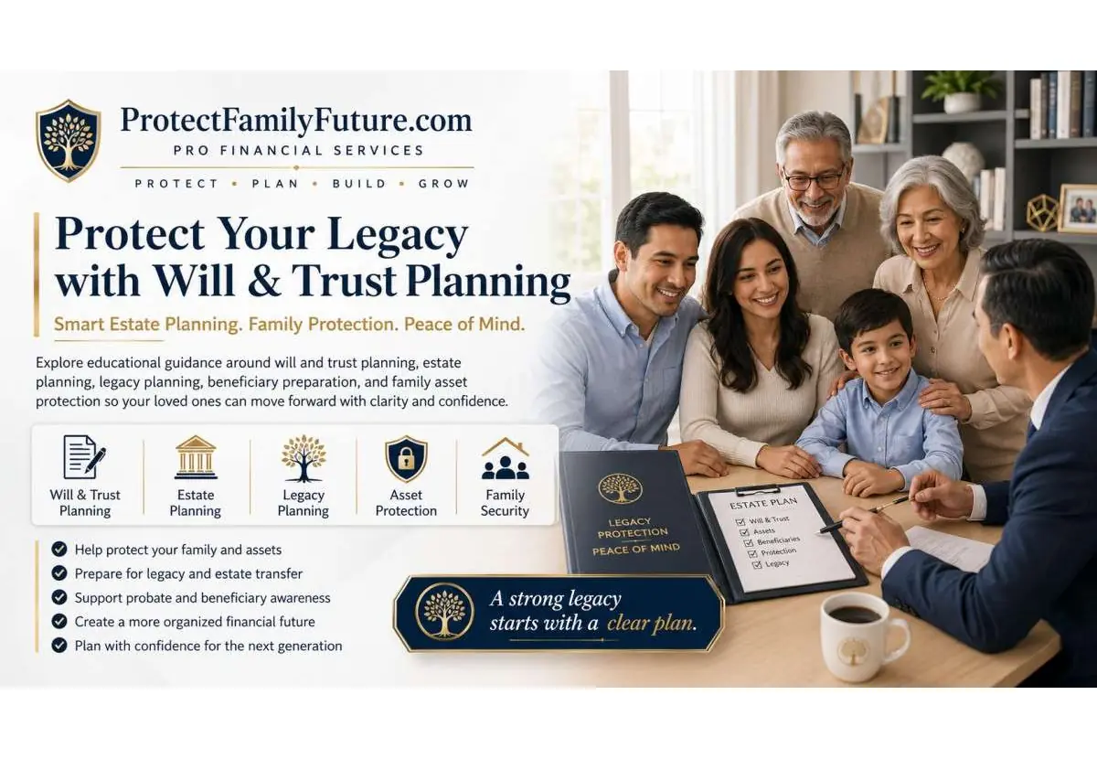 Will trust beneficiary and family legacy planning education