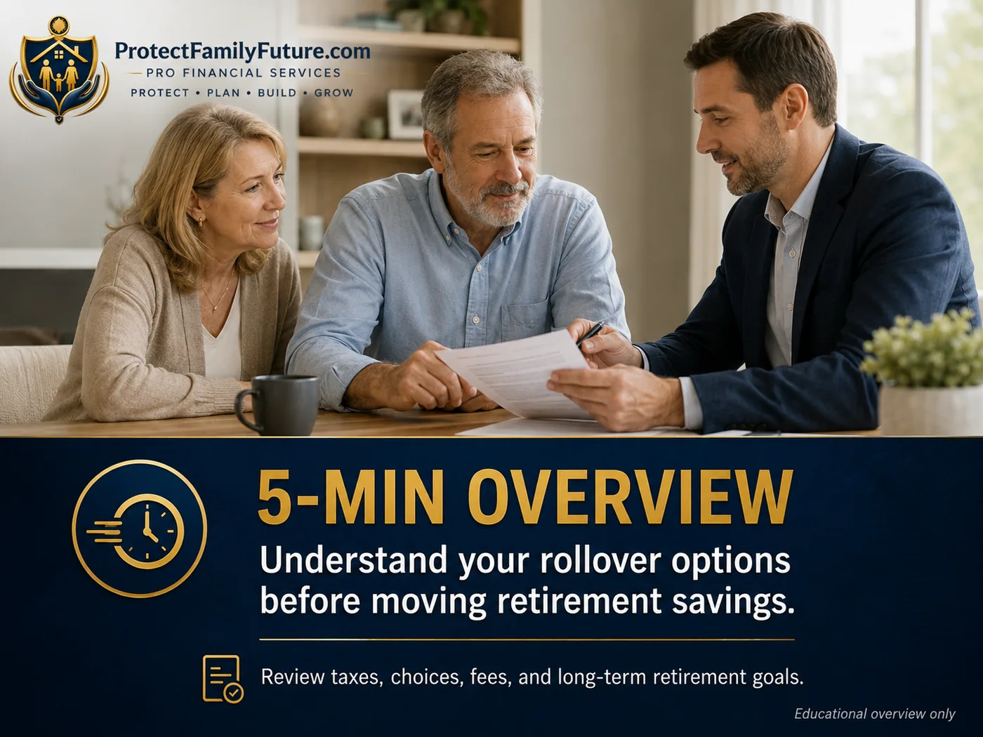 Retirement rollover education overview