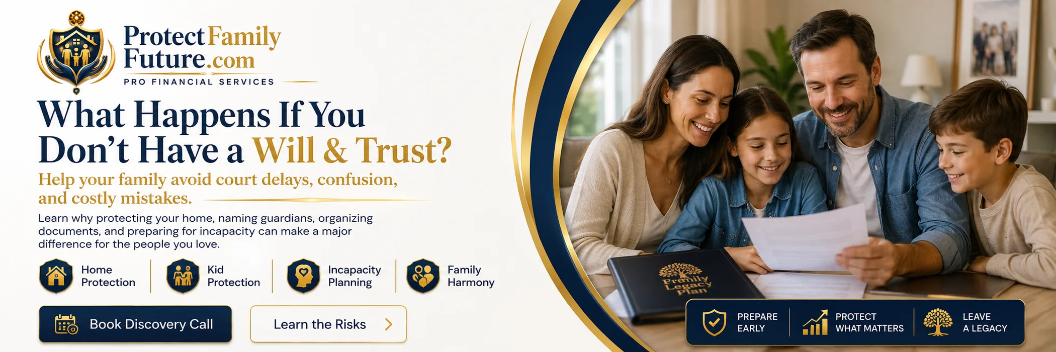 Will and trust planning without clear plan awareness