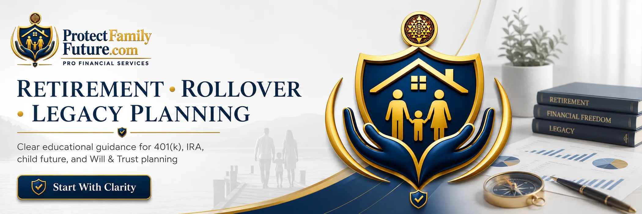 Retirement rollover education and legacy planning